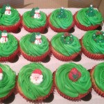 christmas cupcakes by catering heaven