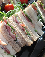 Meat Feast Sandwich Platter by Catering Heaven